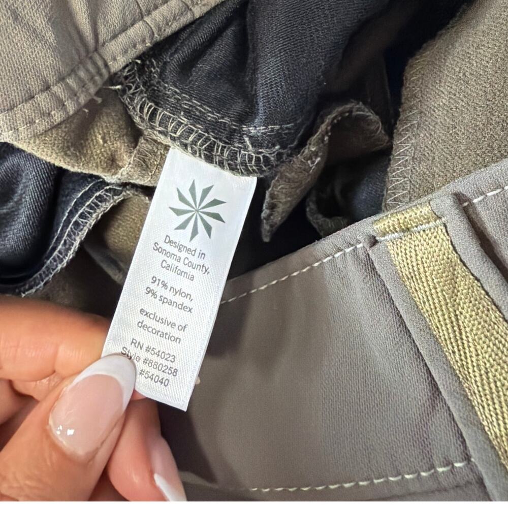 Athleta vintage dipper pants tan/brown 6 - Picture 6 of 6